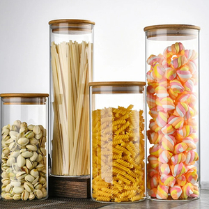 wholesale custom french 1 gallon 500 ml 1000ml 2 12 oz smooth ribbed wide coffee mini mason glass food spice storage jars