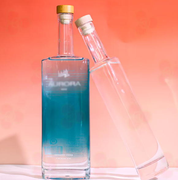 Screw Cap Long Neck Glass Bottle