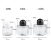 30ml 50ml 100ml Cylinder Round Luxury Thick Glass Perfume Bottle