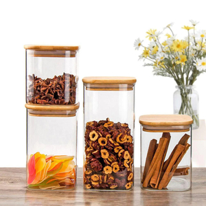 custom 500ml 8oz 16oz 8 16 32 oz 200g food storage glass mason spices jars wide mouth with black gold metal wooden lid
