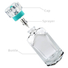 30ml 50ml Rhombus Shape Transparent Glass Perfume Bottle