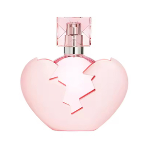 Creative Women Purple Pink Glass Empty Love Spray Heart Shaped Perfume Bottle