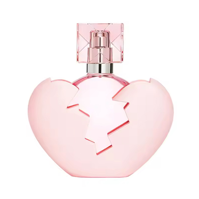 Creative Women Purple Pink Glass Empty Love Spray Heart Shaped Perfume Bottle