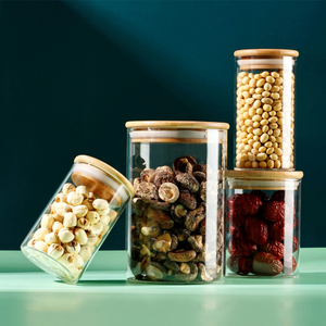 kitchen sublimation black mason glass spice storage jars packaging set with metal wooden bamboo lids set for canning