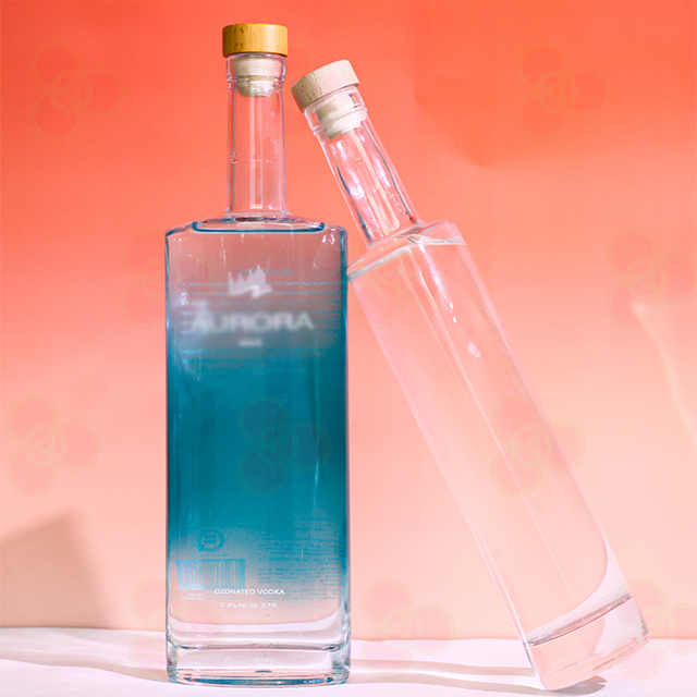 Screw Cap Long Neck Glass Bottle for Moulds & Custom Design500ml 750ml 1000ml