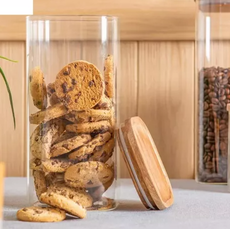 custom jars wide mouth with gold wooden lid