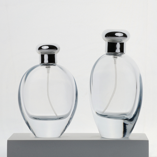 50ml 100ml Oval Shape New Design Luxury Perfume Glass Bottle