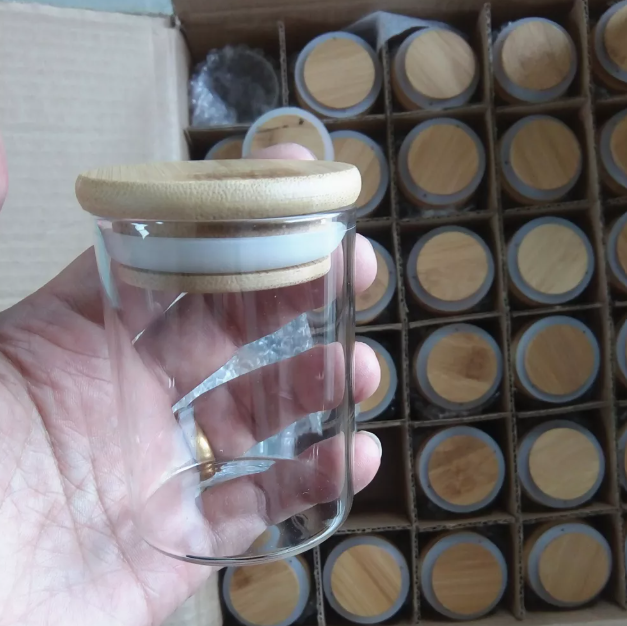 food kitchen spice storage packaging jars with lids
