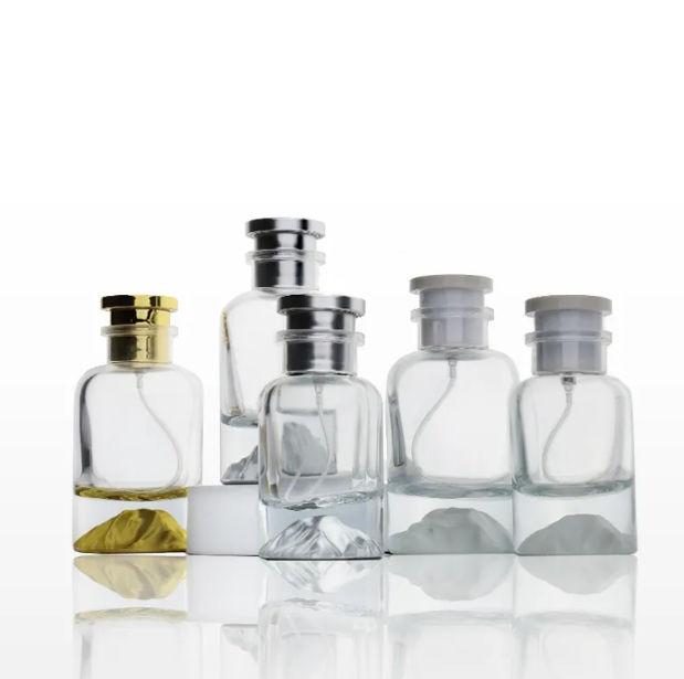 volcano bottom perfume glass bottle