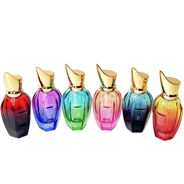 Unique Refillable Custom Empty Luxury Glass Perfume Bottle with Box Packaging