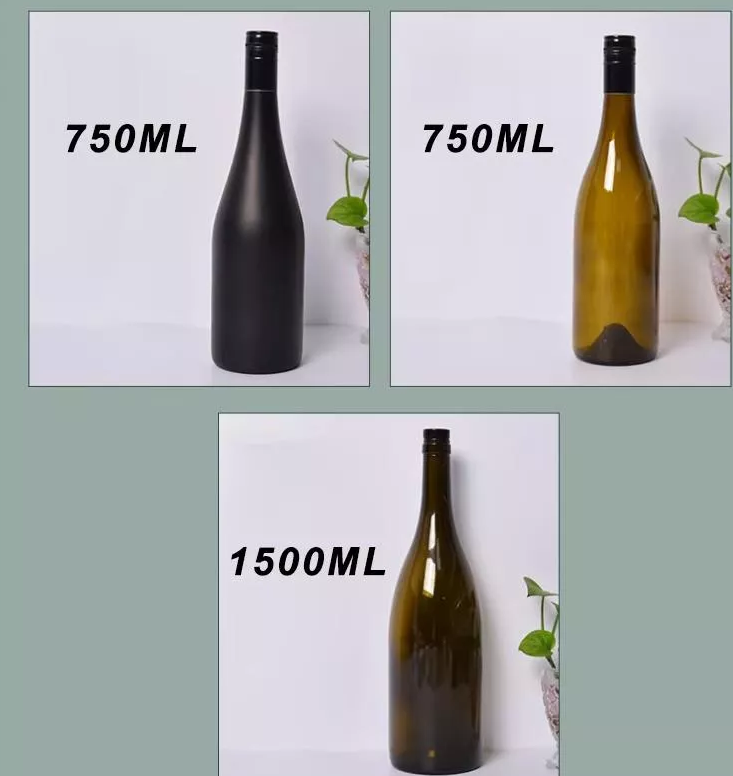 Whisky Spirit Bottle With Cork Glass Bottle