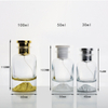 30ml 50ml 100ml Round Volcano Bottom Crimp Mist Fragrance Perfume Glass Bottles 