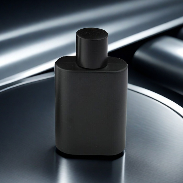 Black Spray Crimp Neck 30ml 50ml 100ml Oval Perfume Bottle
