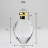 50ml 100ml Oval Shape New Design Luxury Perfume Glass Bottle