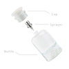 30ml 50ml 100ml Round Volcano Bottom Crimp Mist Fragrance Perfume Glass Bottles 