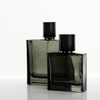 Rectangle Frosted 50ml 100ml Men's Cologne Cosmetic Packaging Glass Fragrance Perfume Spray Pump Bottles