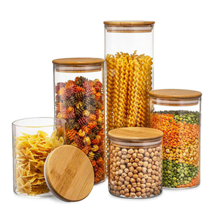 custom 12 oz smooth french unique wide coffee food grade glass mason kitchen jars storage set with lid canning for spices