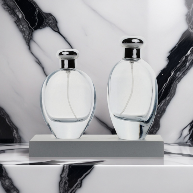 50ml 100ml Oval Shape New Design Luxury Perfume Glass Bottle