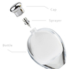 50ml 100ml Oval Shape New Design Luxury Perfume Glass Bottle
