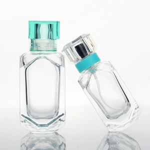 30ml 50ml Rhombus Shape Transparent Glass Perfume Bottle